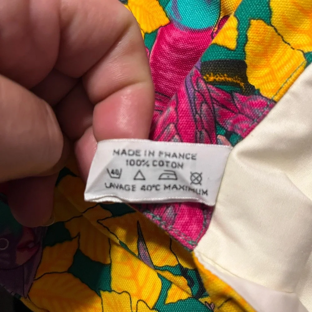 HERMES VINTAGE EUC COA* Les Perroquet Tote - Picture 12 of 14